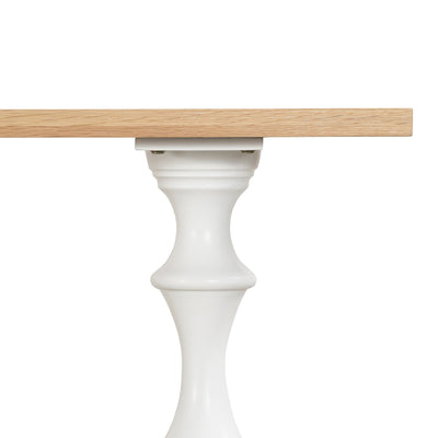 Oneworld Collection consoles & sideboards South Hamptons Oak Console Table Natural/White