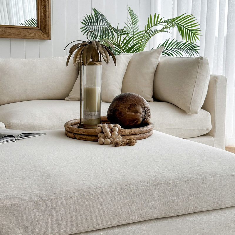 Oneworld Collection sofas Slip Cover - Marbella Modular Sofa A Ivory