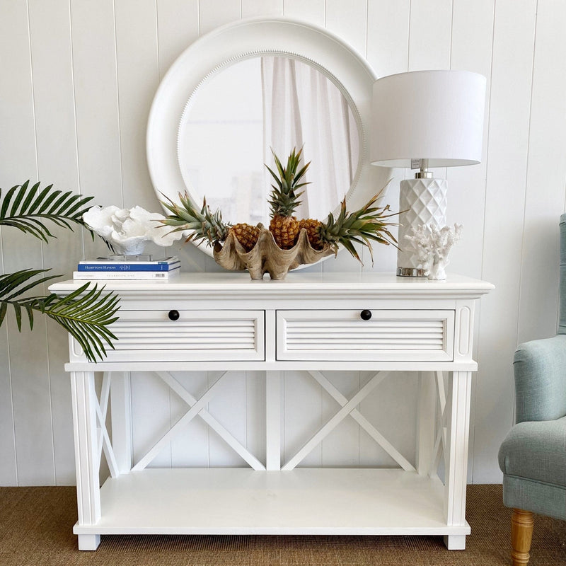 Oneworld Collection consoles & sideboards West Beach Console White