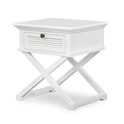 Oneworld Collection coffee tables & side tables West Beach Side Table White