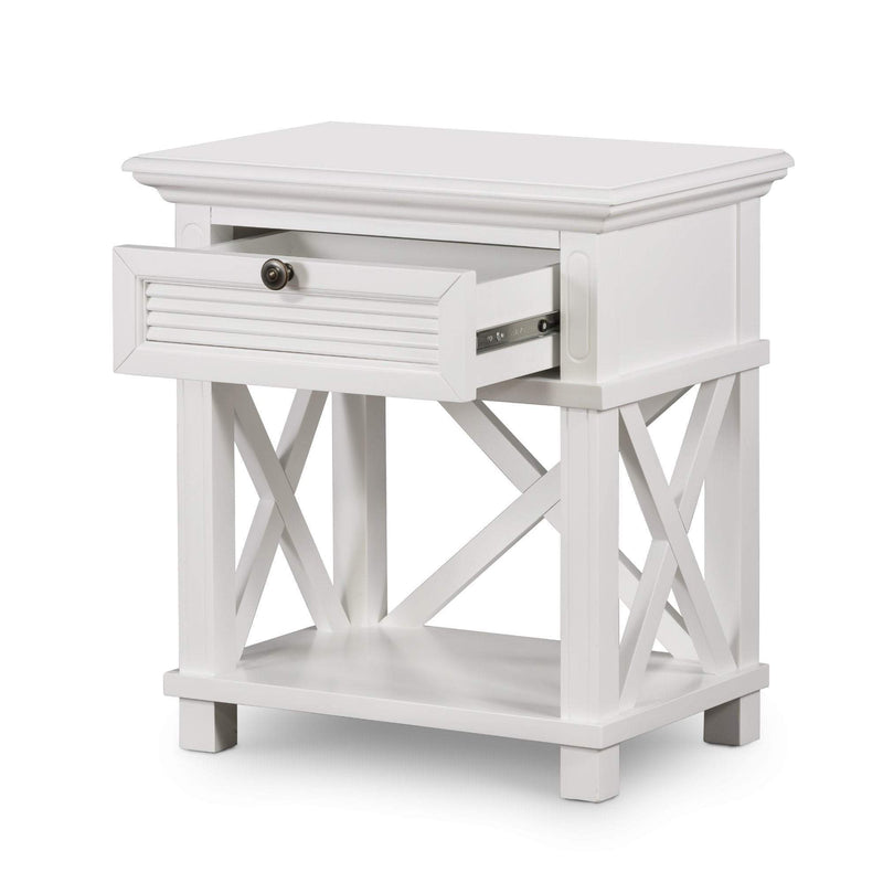 Oneworld Collection coffee tables & side tables West Beach Bedside Table White