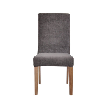 Oneworld Collection chairs & stools Oakwood Dining Chair in Silver Grey