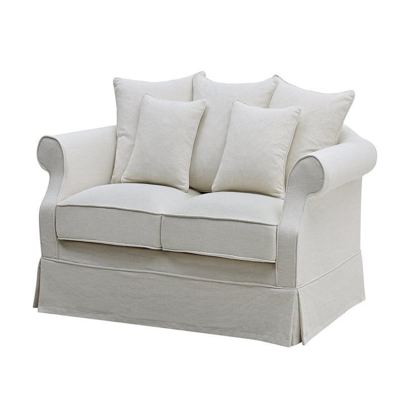 Oneworld Collection NZ sofas 2 Seat Slip Cover - Avalon Ivory