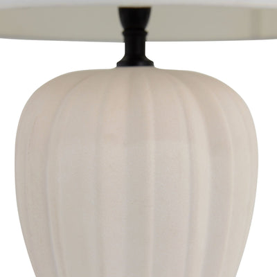 Latitude accessories Willow Ceramic Table Lamp with White Shade