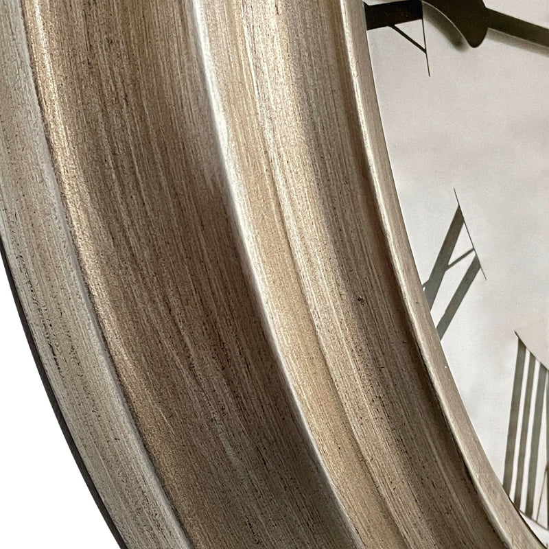 Latitude clocks Croydon Silver Rim Clock