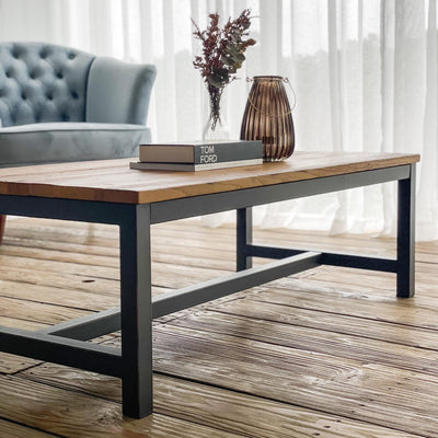 Oneworld Collection coffee tables & side tables Boston Recycled Elm Coffee Table