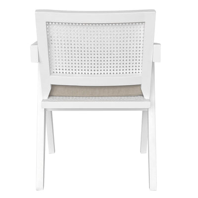 Latitude chairs & stools Huntington Rattan Chair White