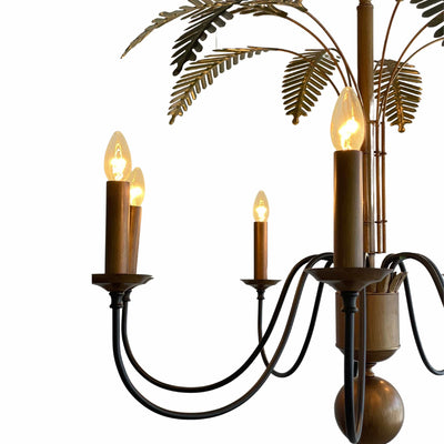 Oneworld Collection hanging lights Palm Leaves Chandelier