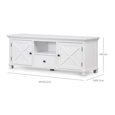 Oneworld Collection consoles & sideboards Sorrento Media Unit White