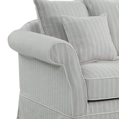 Avalon 2 Seat Sofa Cloud Stripe - OneWorld Collection