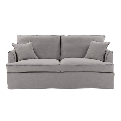 Oneworld Collection sofas Byron 2 Seat Pebble Grey