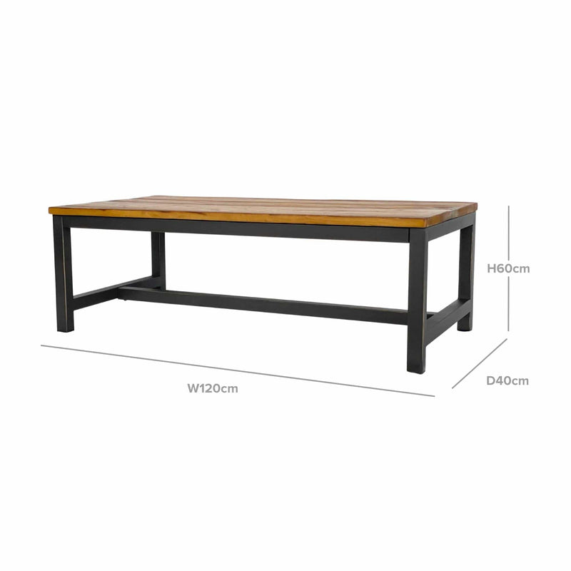 Oneworld Collection coffee tables & side tables Boston Recycled Elm Coffee Table