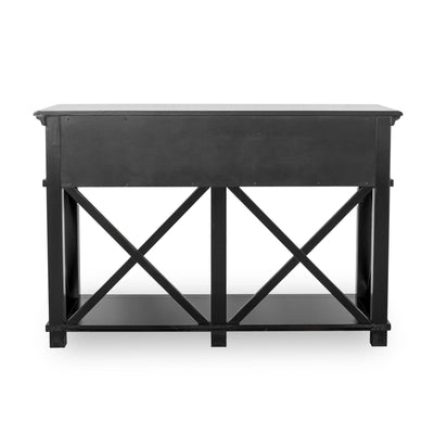 Oneworld Collection consoles & sideboards Sorrento 2 Draw Black Console