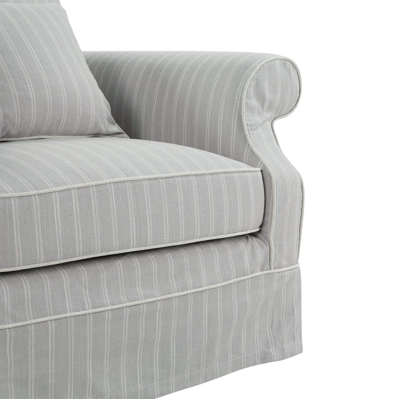 Avalon 3 Seat Sofa Cloud Stripe - OneWorld Collection