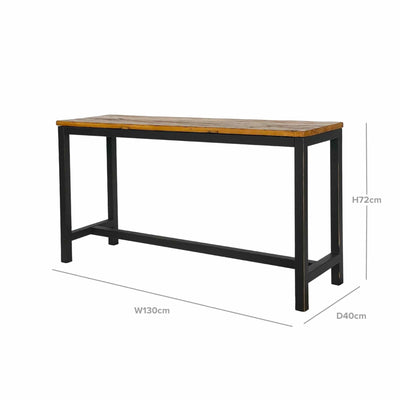 Oneworld Collection consoles & sideboards Boston Recycled Elm Console Table