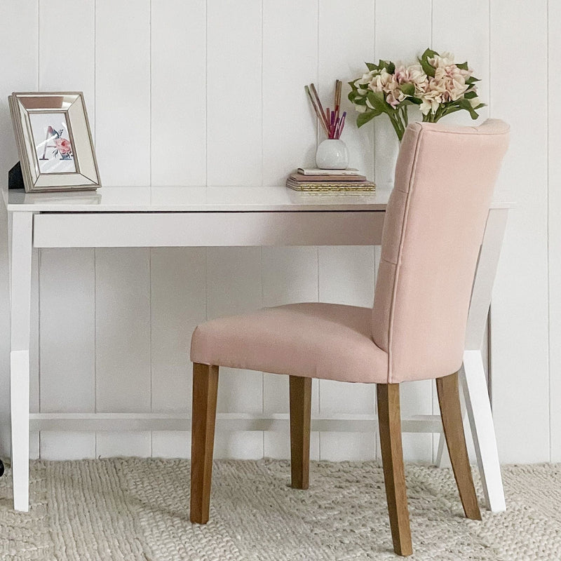 Latitude dining chairs Greenwich Linen Dining Chair Blush  *Limited Edition