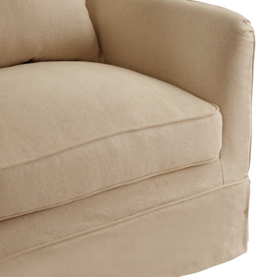 Oneworld Collection armchairs Armchair Slip Cover - Noosa Beige