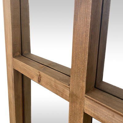 Oneworld Collection NZ mirrors Jameson Large Timber Paned Mirror
