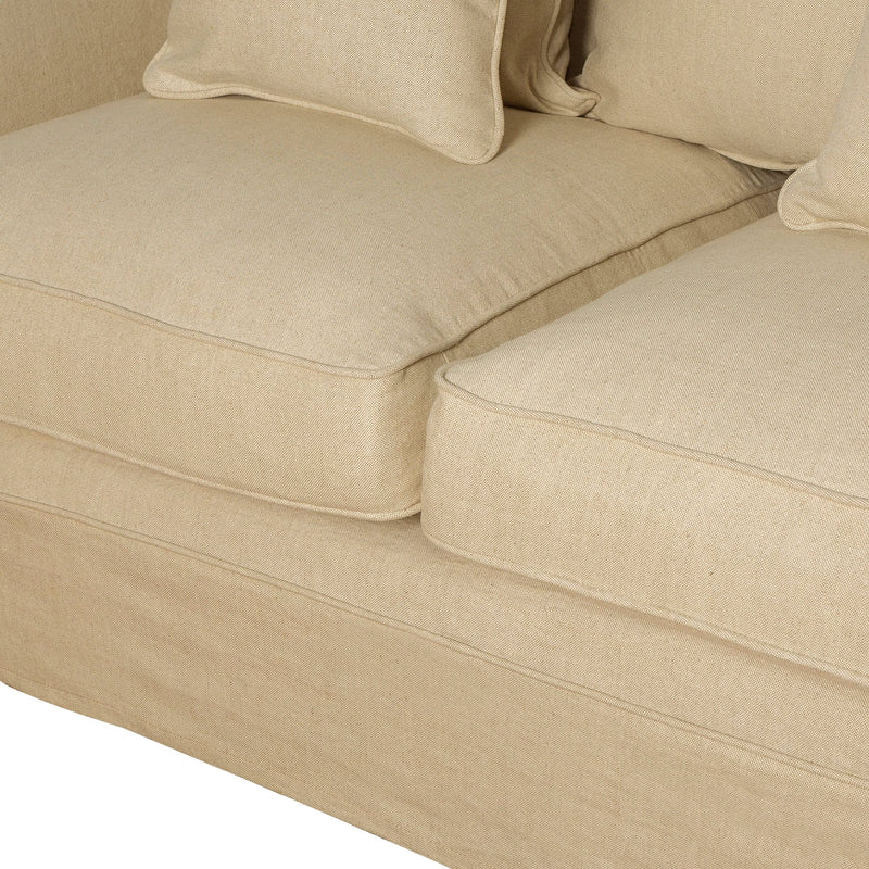 Oneworld Collection sofas 2 Seat Slip Cover - Noosa Beige