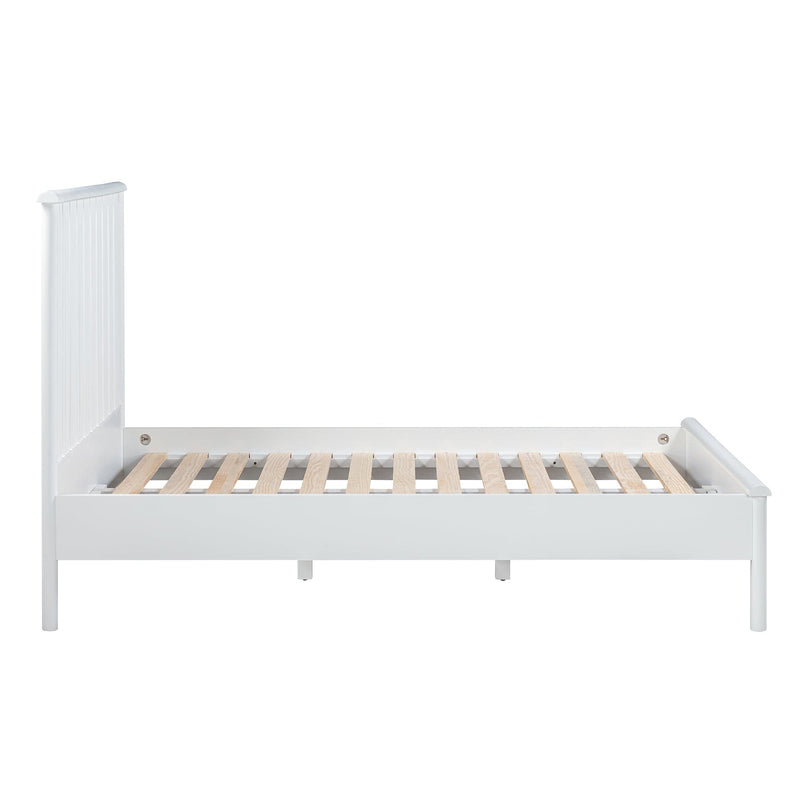 Oneworld Collection Clearance Bed Pillars Ibiza Double Bed White