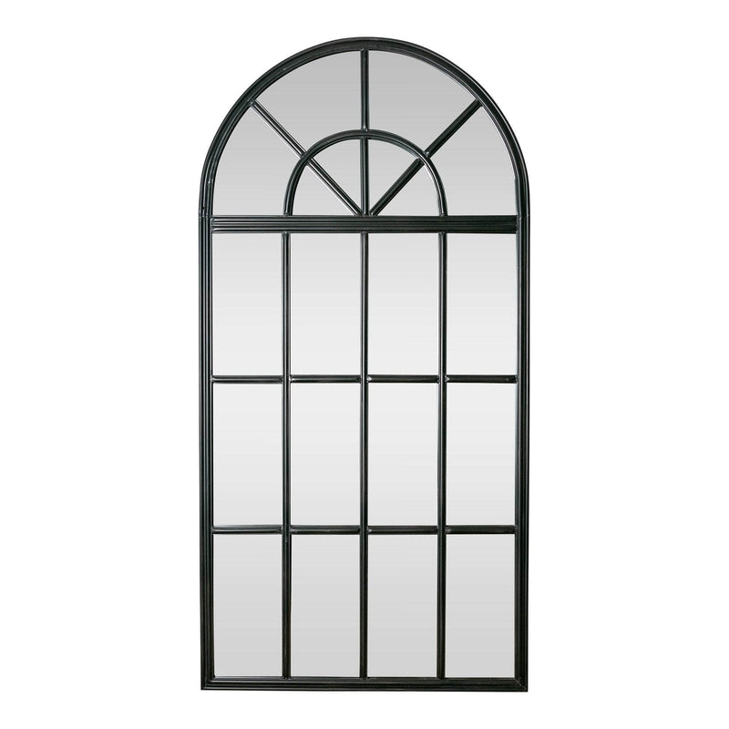 Oneworld Collection mirrors Large Iron Arch Mirror With Panes