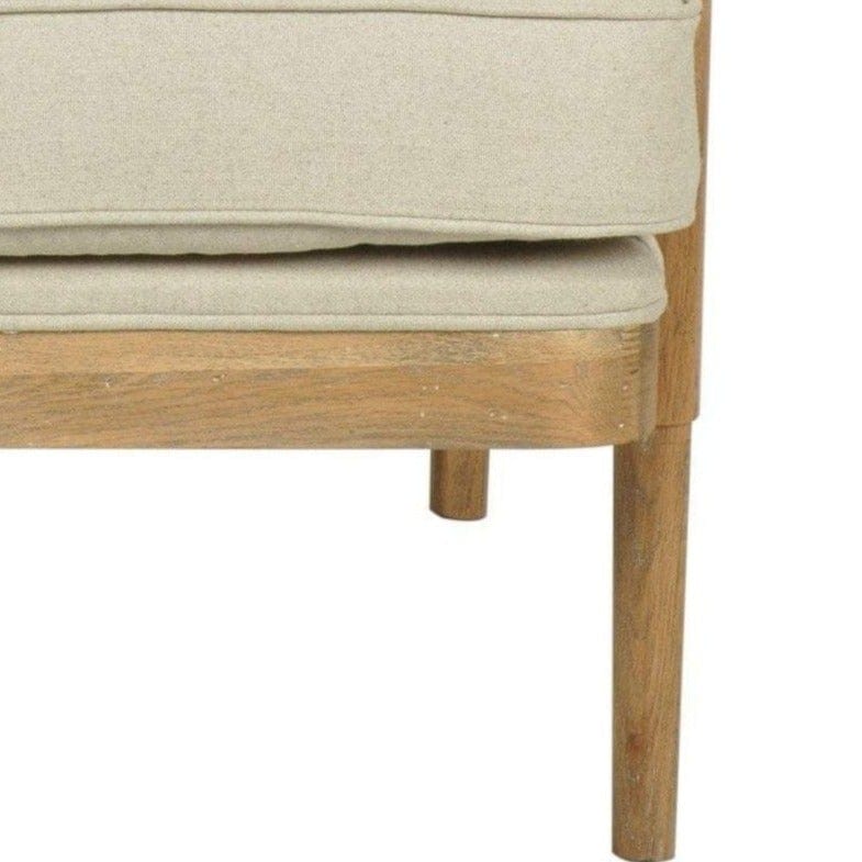 Oneworld Collection armchairs Asteria Armchair Oakwood Linen