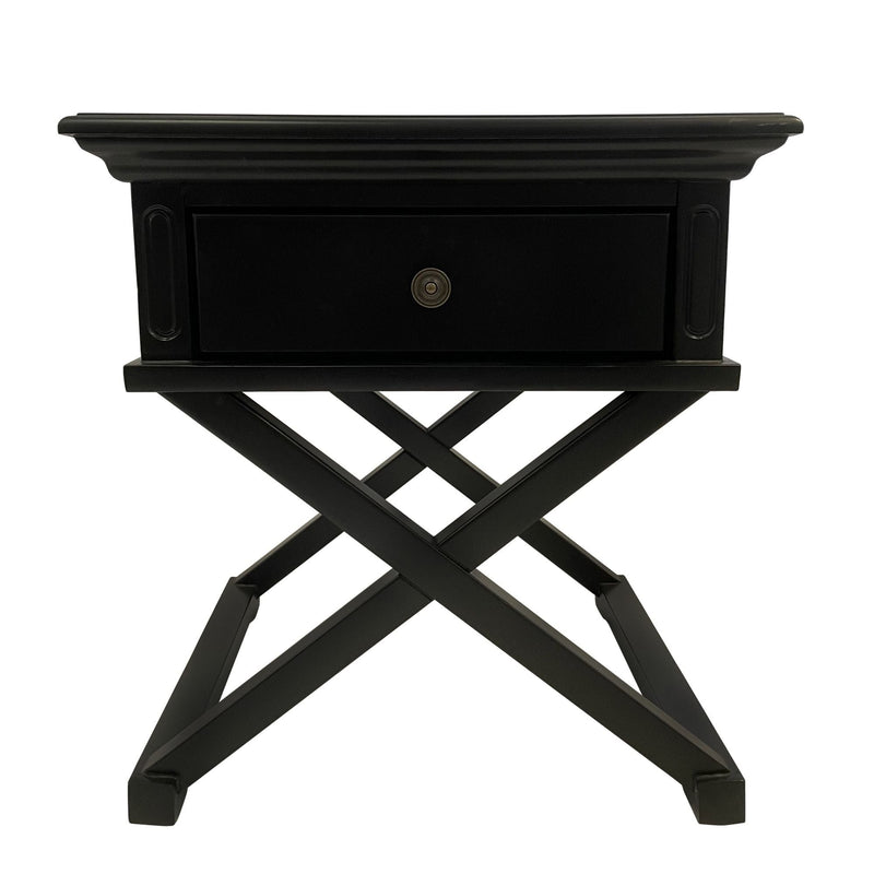 Oneworld Collection coffee tables & side tables Sorrento Black Side Table