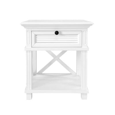Oneworld Collection coffee tables & side tables West Beach Bedside Table White