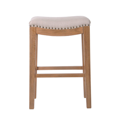 Oneworld Collection chairs & stools Oakwood Counter Chair in Beige