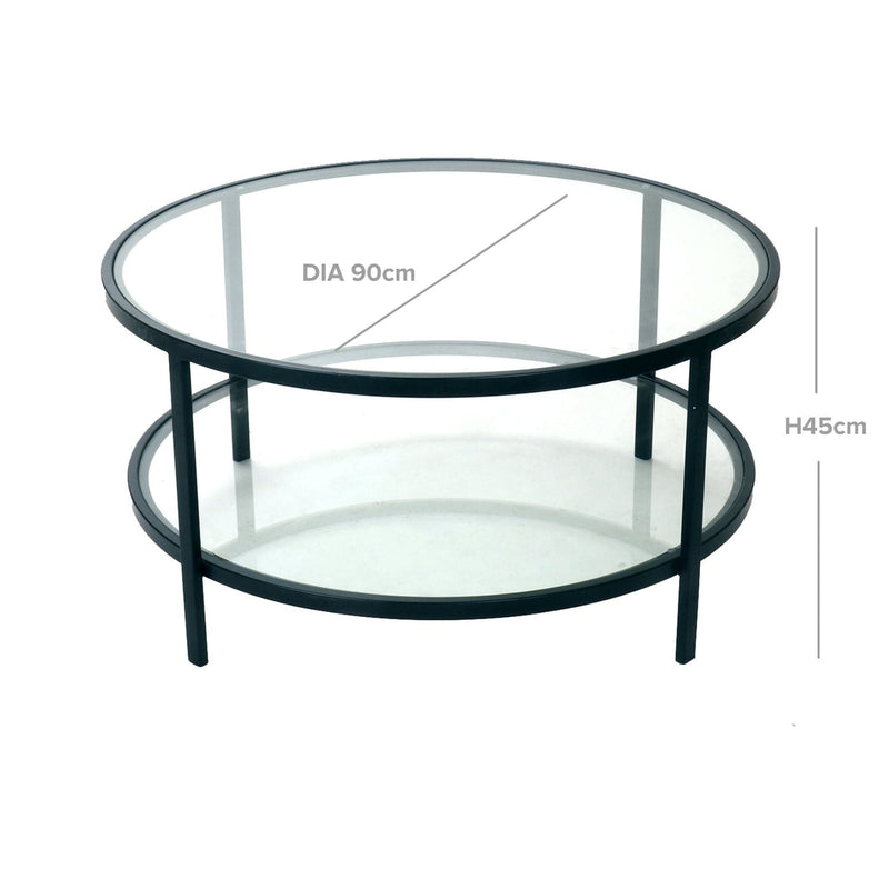 Oneworld Collection coffee tables & side tables Palladium Coffee Table Black