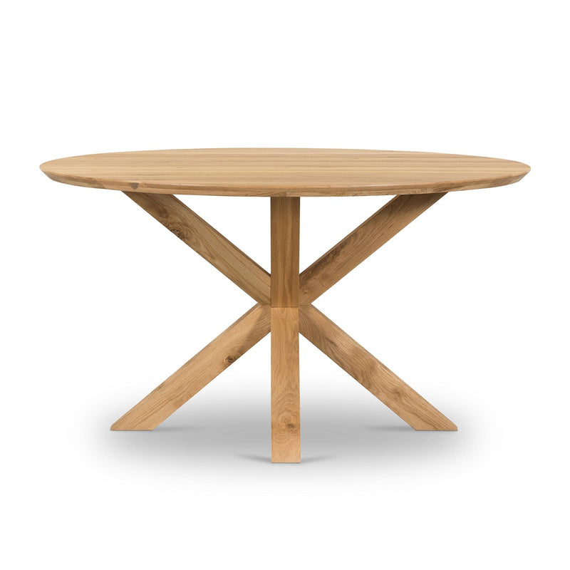Oneworld Collection dining tables Helsinki Round Oak Dining Table Small Natural