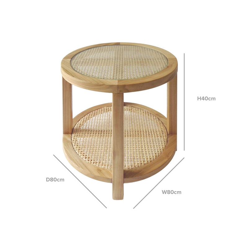 Florabelle Living Side Tables Long Island Side Table Round By Shaynna Blaze