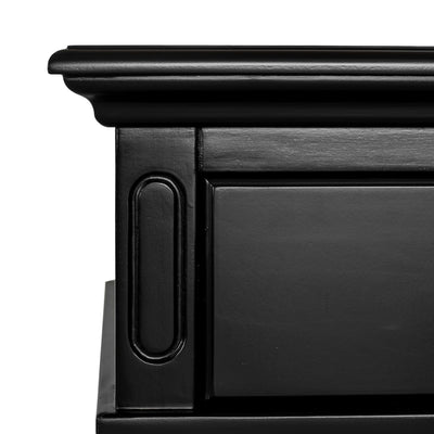 Oneworld Collection consoles & sideboards Sorrento 2 Draw Black Console