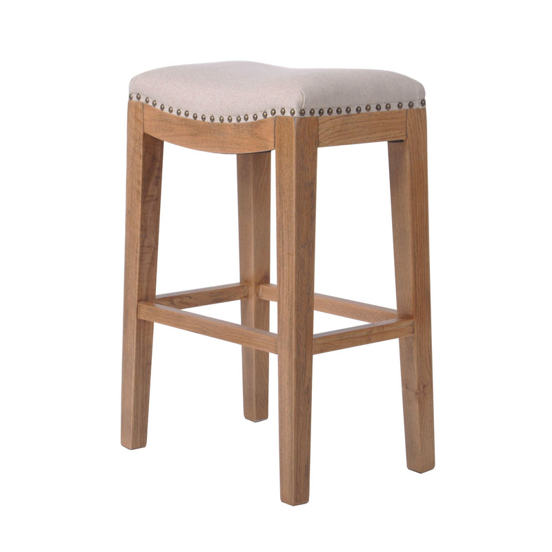 Oneworld Collection chairs & stools Oakwood Counter Chair in Beige
