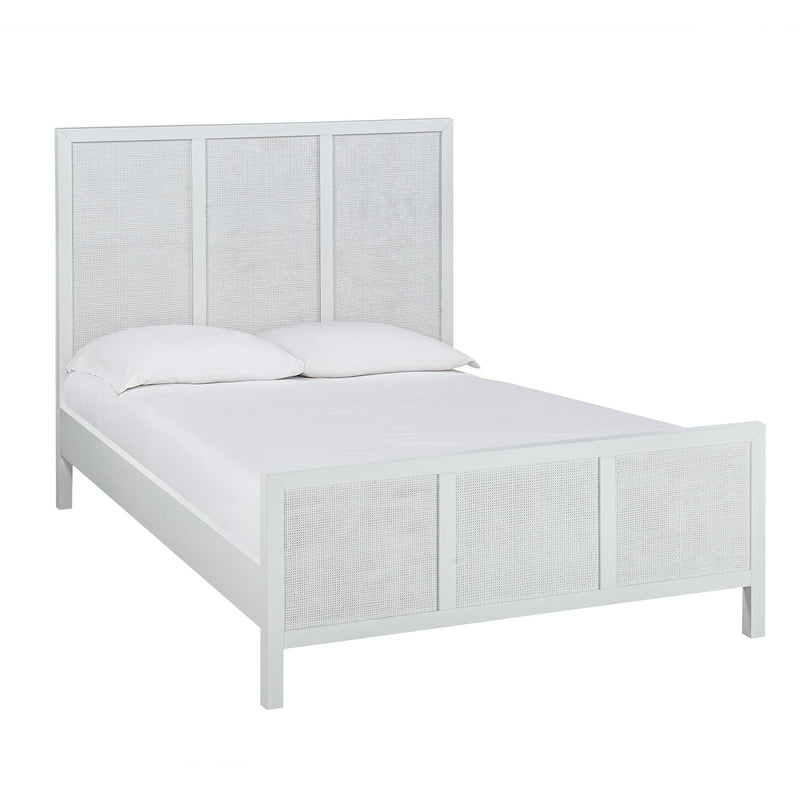 Latitude Bed Pillars Santorini Double Bed White