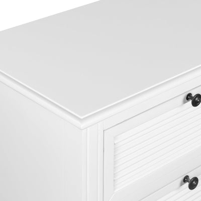Oneworld Collection Buffets West Beach Chest of 3 Drawers White